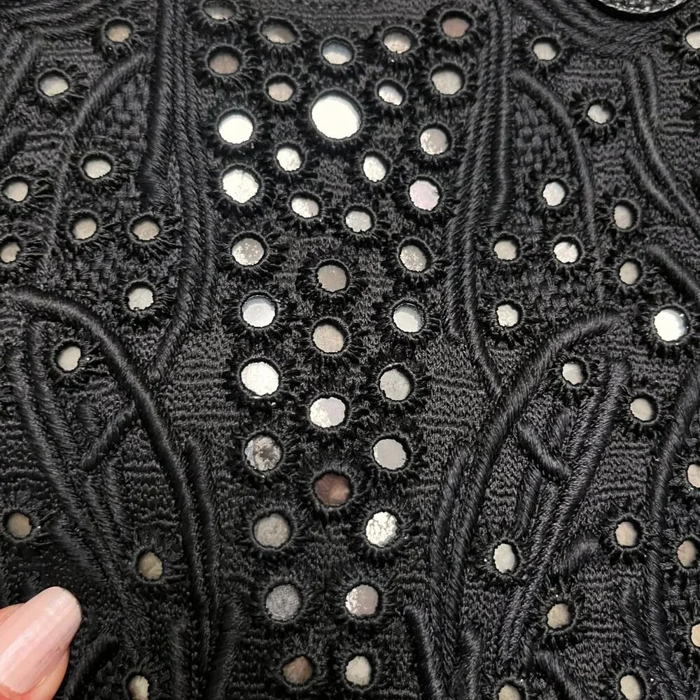 FENDI Limited Edition Embroided Black Devil Trapezio Evening Bag - Picture 4 of 13